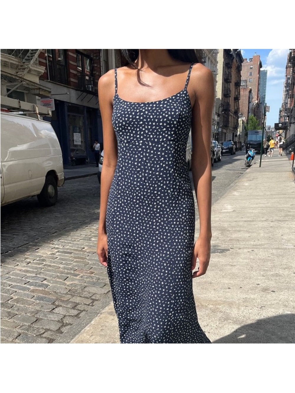 Brandy Melville Collette slip Maxi Dress ‘90s inspired